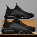 Men's Road Running Shoes with Rubber Soles, Lightweight Breathable Low-Top Lace-Up Sneakers for Gym Training and Everyday Casual Wear