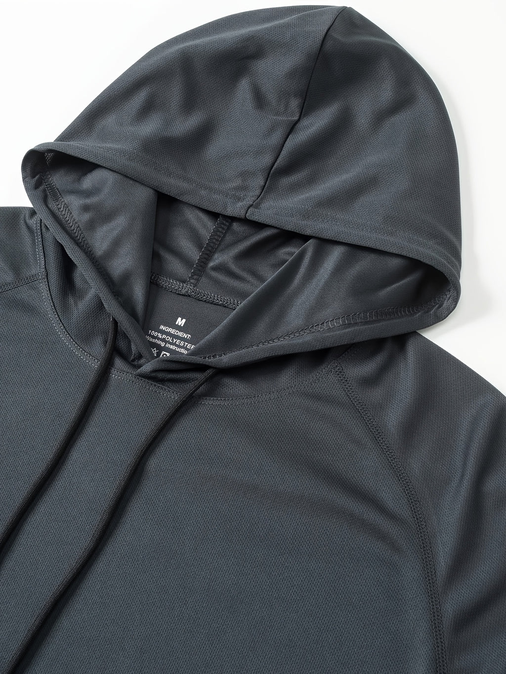 Polyester Athletic Hoodies for Men 4-Pack, Quick-Dry Long Sleeve Hooded Sweatshirts with Regular Fit and Mixed Colors for Running and Workouts, S–XXXL