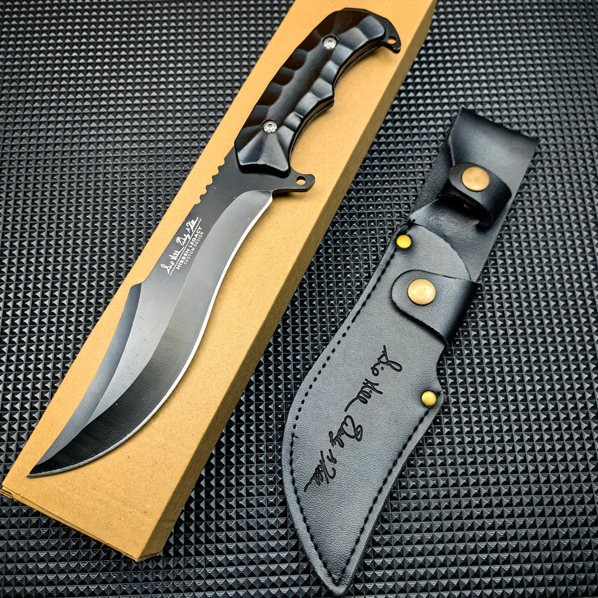 11.4-Inch Listed Hunting Knife, Stainless Steel Fixed Blade Outdoor Utility Tool with Four 607 Style Options for Adult Field Gear and Cutting Tasks