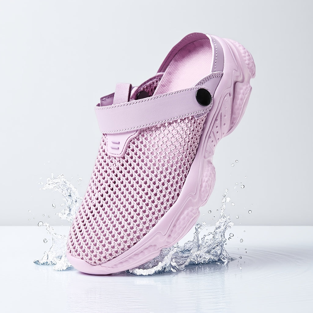 Women's Arch Support Sandals, Quick-Dry Non-Slip EVA Beach Shoes with Wide Toe Box for Shower, Garden and Summer Walks, Lightweight Casual Footwear