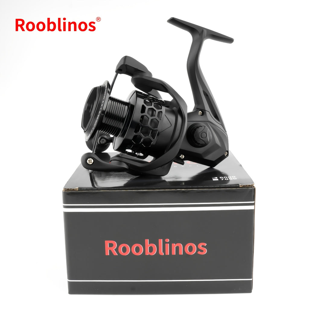Spinning Reel GTA III Generation 1942 by ROOBLINOS, 1000 to 4000 Model Options for Fishing Rod Setup and Recreational Outdoor Angling