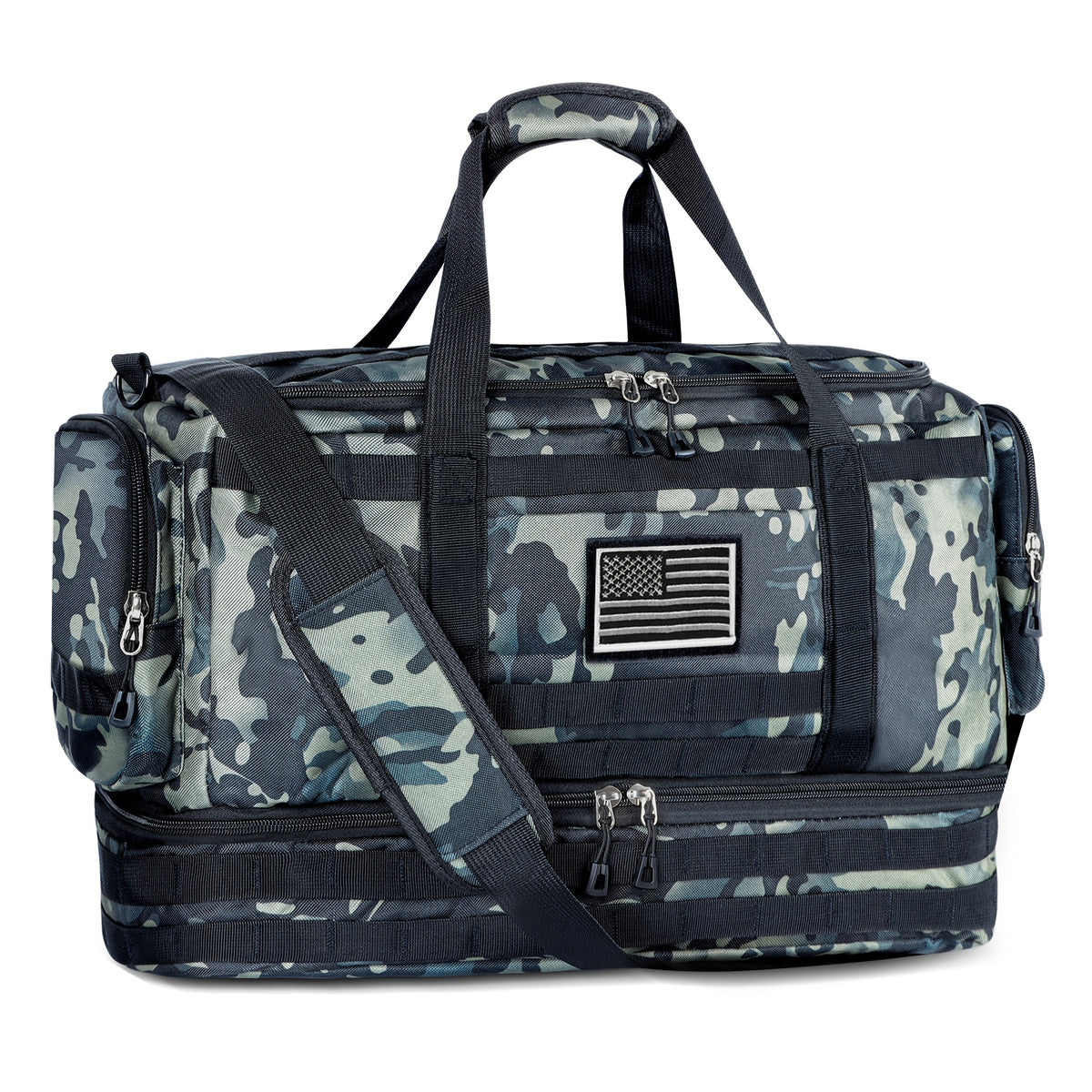 13.21-Gallon Tactical Backpack for Outdoor Travel, Unisex Large-Capacity Pack with Selectable Colors and Separate Small Bag Options for Everyday Adventures