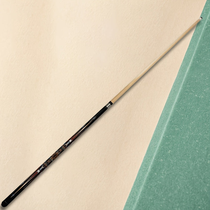 Retro Maple Pool Cue, 58-Inch 20-Ounce Billiard Stick with Listed 13 mm Size and Billiard Gloves for Practice, Game Nights and Father's Day Gifts