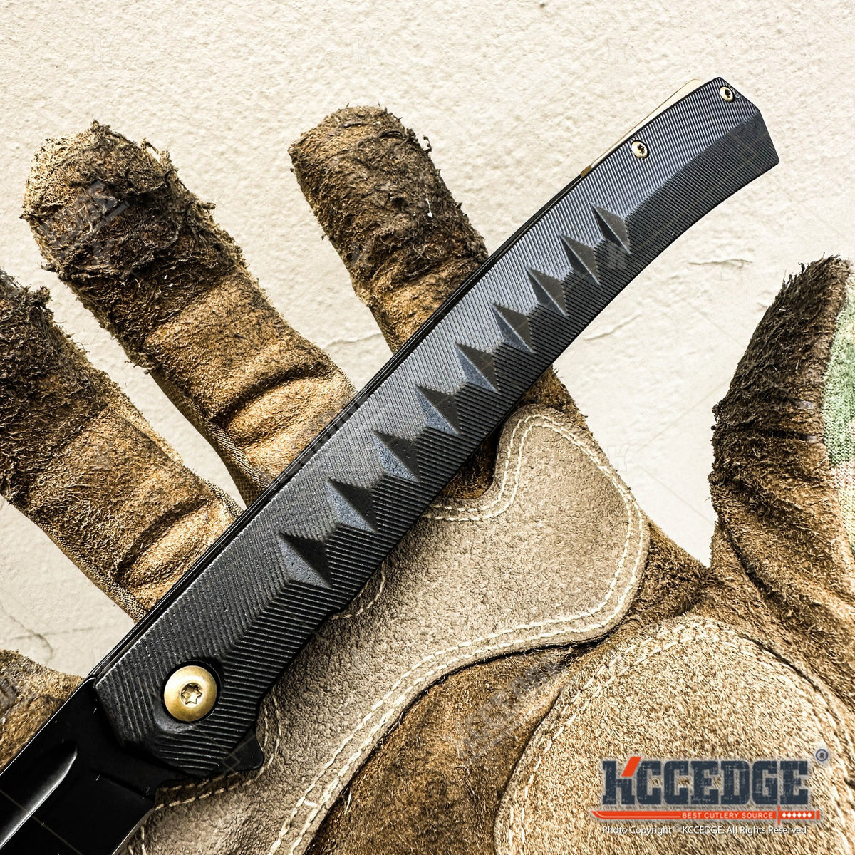 Large Folding Pocket Knife, 13-Inch Listed Size with Stainless Steel Blade and Ergonomic Handle, Black or Silver Options for Camping and Hiking