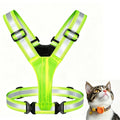 3-Mode LED Reflective Running Vest in Green, Adjustable Light Up Visibility Gear for Men and Women Walking, Jogging and Cycling