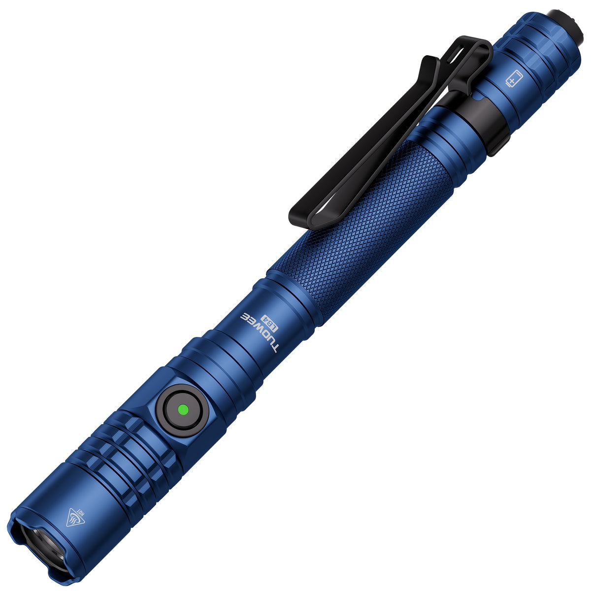 1000 Lumen USB-C Rechargeable Flashlight with Tactical Tail Switch and Pocket Clip for Everyday Carry, Camping, Hiking and Emergency Lighting