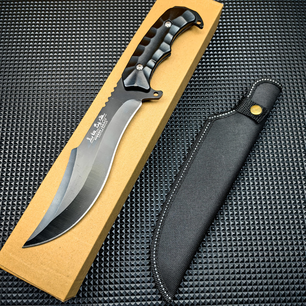 11.4-Inch Listed Hunting Knife, Stainless Steel Fixed Blade Outdoor Utility Tool with Four 607 Style Options for Adult Field Gear and Cutting Tasks