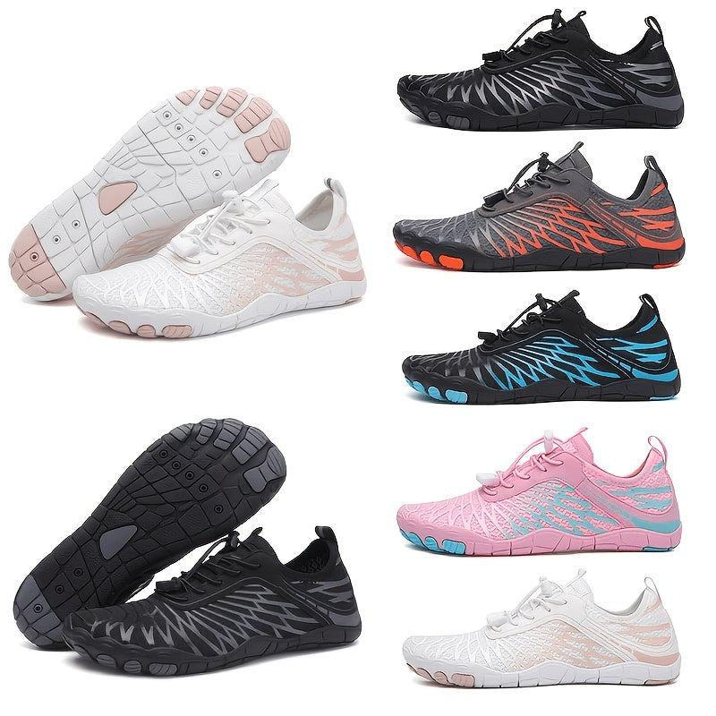 Beach and Pool Water Shoes for Women, Barefoot-Style Casual Swim Footwear with Nine Color Options and Listed US Sizes 6–11 for Seaside Days
