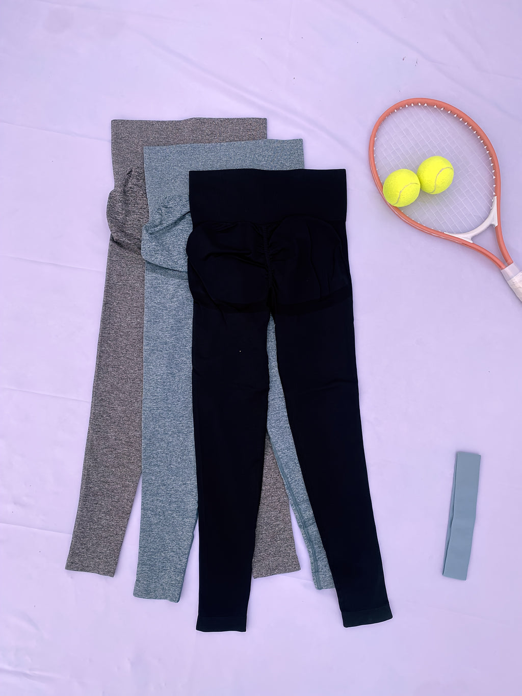 Seamless Leggings for Women, 3-Piece High Waisted Soft Yoga Pants Set in Mixed Colors, Sports Activewear for Gym Workouts and Everyday Wear