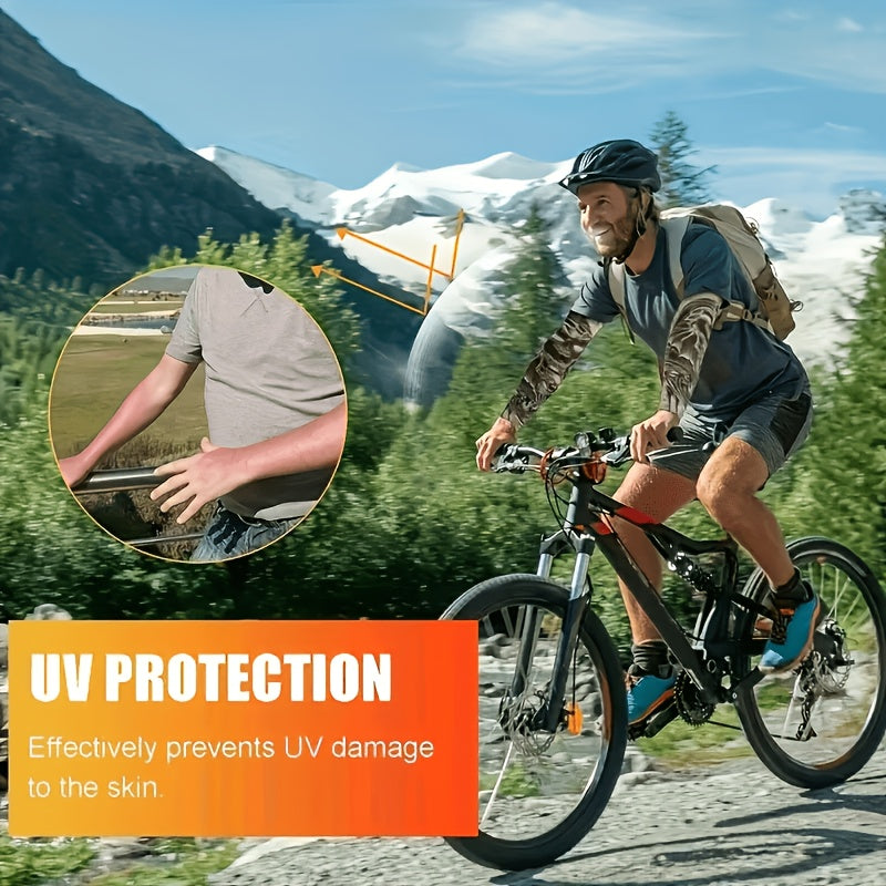 10-Piece Lightweight Arm Cover Sleeves for Cycling and Outdoors