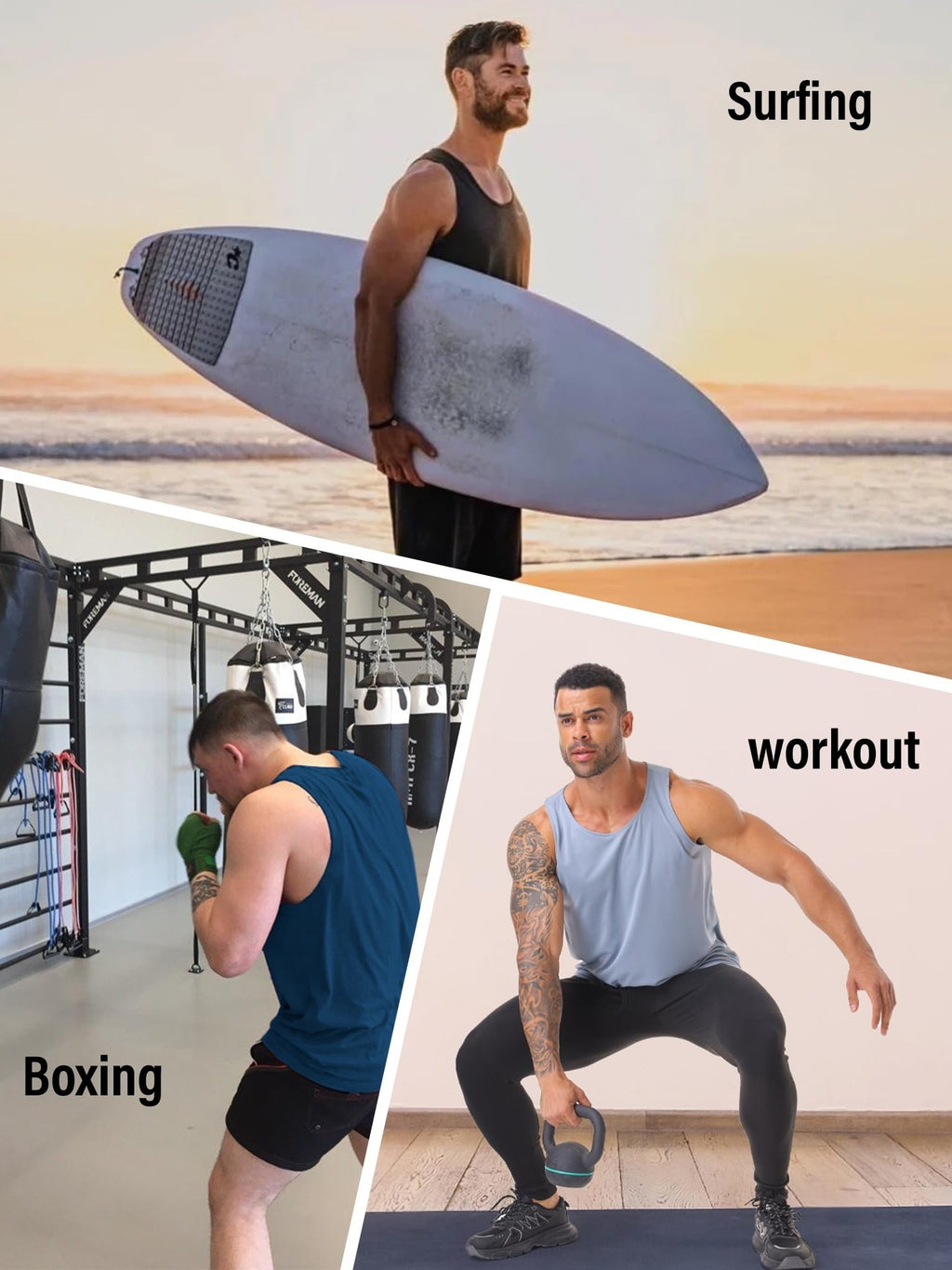 Men's Athletic Tank Tops 6-Pack in Mixed Solid Colors, Breathable Quick-Dry Sleeveless Fitness Shirts for Sports and Casual Summer Wear