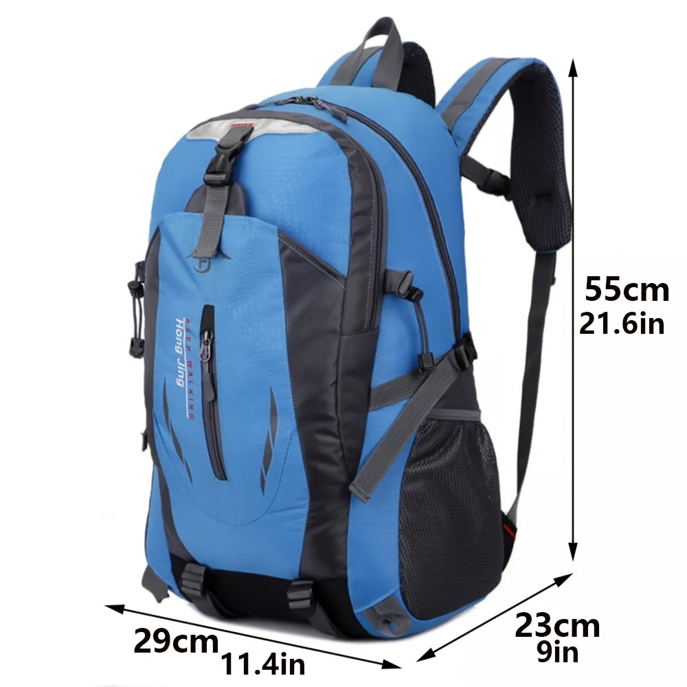 36.6L Travel Backpack for Men and Women, Outdoor Hiking and School Day Bag with Laptop Carry Use in Black, Red, Blue or Orange Color Options
