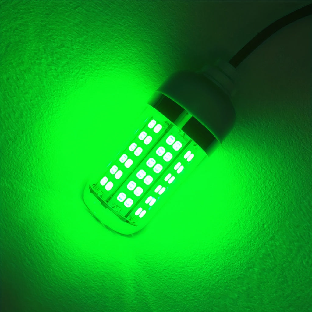 108-LED Underwater Fishing Light with USB Connector and 16.4-Foot Cable, Listed IP68 Design for Night Angling, Green or White Light Options