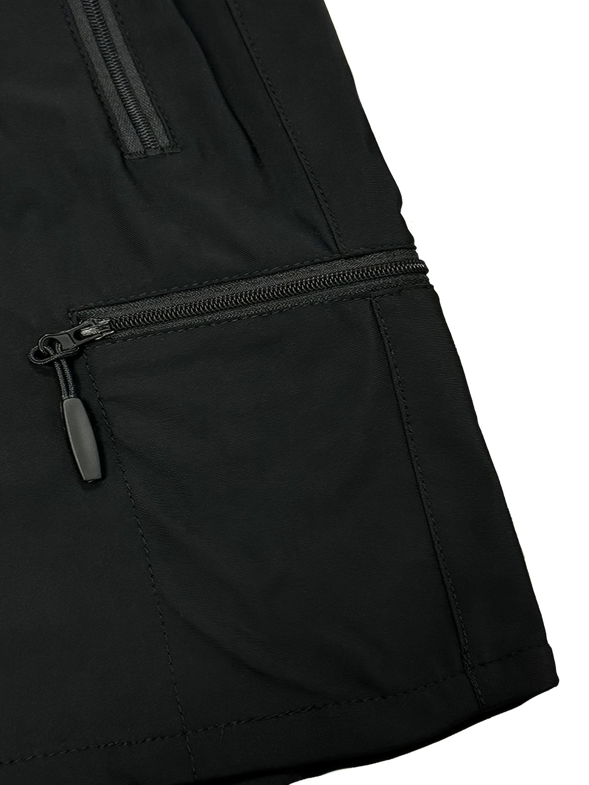 Men's Quick-Dry Hiking Shorts with Zipper Pockets, Lightweight Breathable Cargo Shorts with Elastic Drawstring Waist for Running and Workouts, S–XXXL