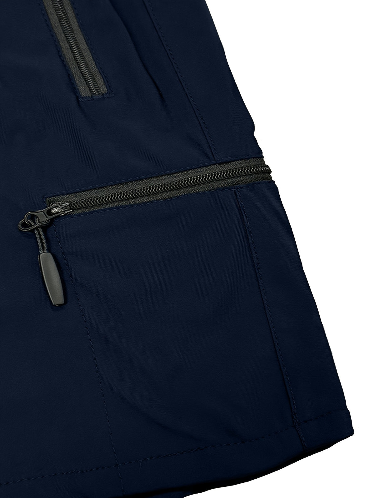 Men's Quick-Dry Hiking Shorts with Zipper Pockets, Lightweight Breathable Cargo Shorts with Elastic Drawstring Waist for Running and Workouts, S–XXXL