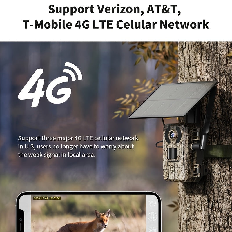 4G Outdoor Hunting Camera Options with Remote Live Viewing and Night Vision, Cellular Security and Trail Camera Bundles for Wildlife Monitoring