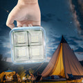 IP45 Solar LED Camping Light with Batteries Included, Rechargeable Portable Lantern and Flashlight Listing for Hiking and Outdoor Adventures