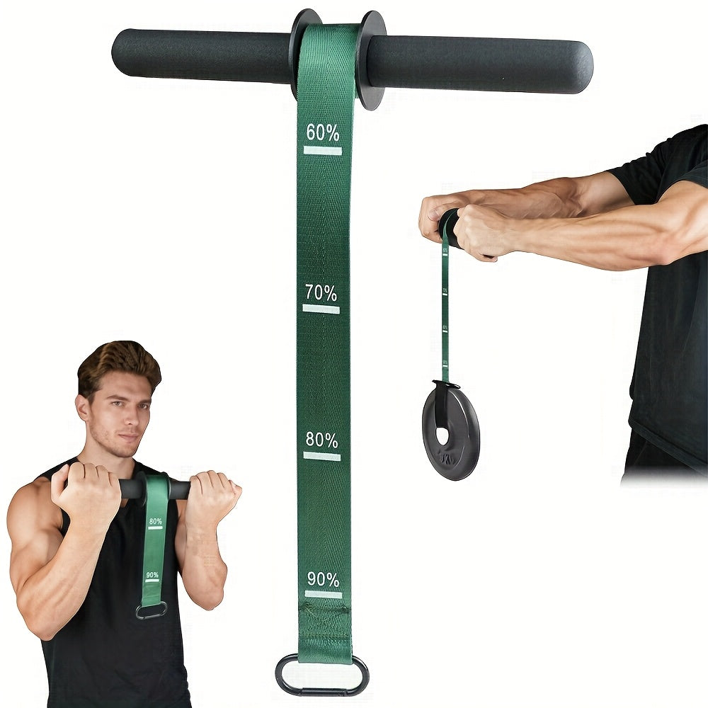 Wrist and Forearm Strengthener Training Bar, Single Iron Exercise Tool with No Power Required for Home Gym Workouts and Sports Fitness Routines
