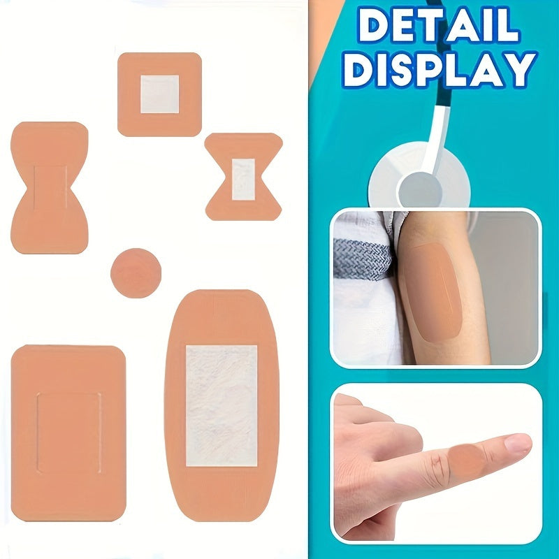 Fingertip and Knuckle Bandages 180 Count, Breathable PE Adhesive Bandage Assortment in 12 Sizes with Small Spot Shapes for Home and Travel First Aid
