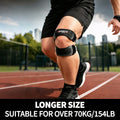 Compression Knee Brace Set, 2-Piece Adjustable Support for Women and Men, Fitness Equipment for Running, Basketball and Weightlifting