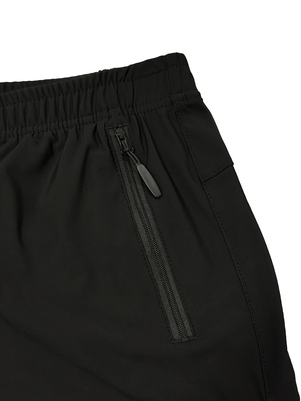 Men's Quick-Dry Hiking Shorts with Zipper Pockets, Lightweight Breathable Cargo Shorts with Elastic Drawstring Waist for Running and Workouts, S–XXXL