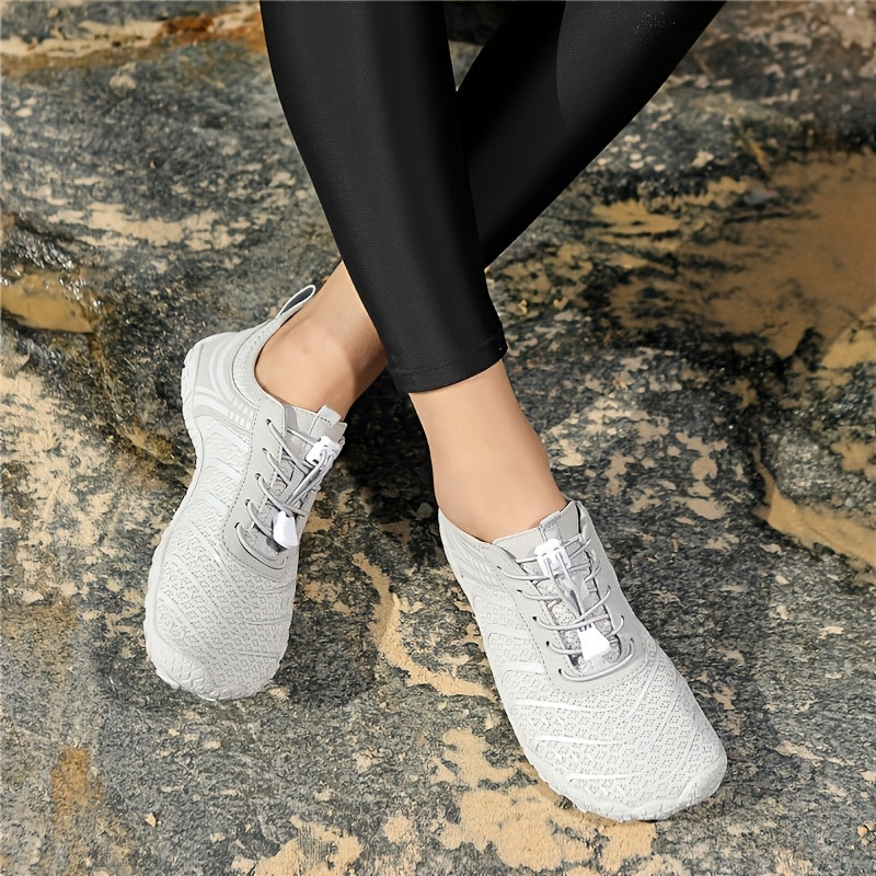 Barefoot Hiking Water Shoes for Women and Men, Wide Toe Box Breathable Non-Slip Footwear for Walking, Running and Swimming in Six Colors