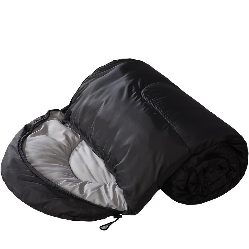 3-Season Sleeping Bag for Adults with Pillow and Compression Sack, Lightweight Camping Sleep Set for Hiking and Outdoor Overnight Adventures