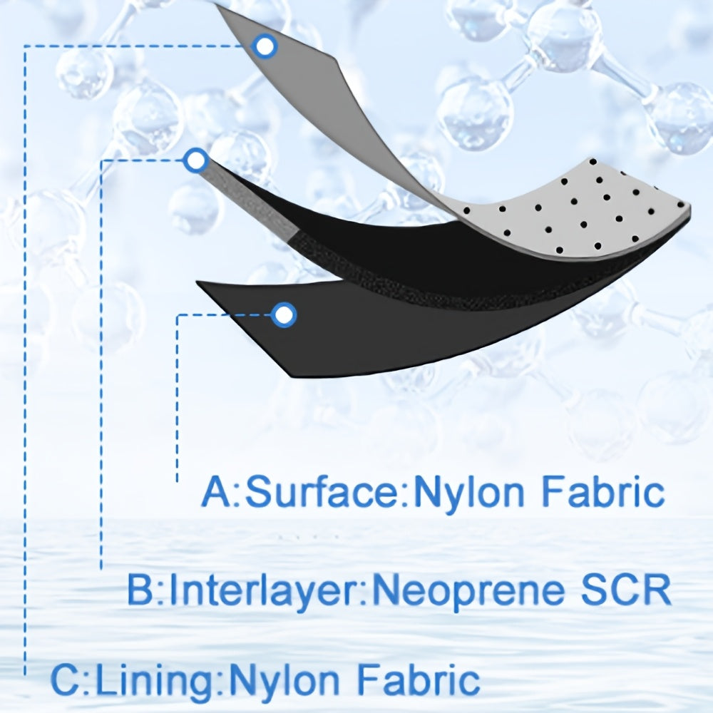 3mm Neoprene Water Socks for Women and Men, High-Cut or Low-Cut Wetsuit Footwear with Rubber Grip Soles for Snorkeling, Surfing and Swimming