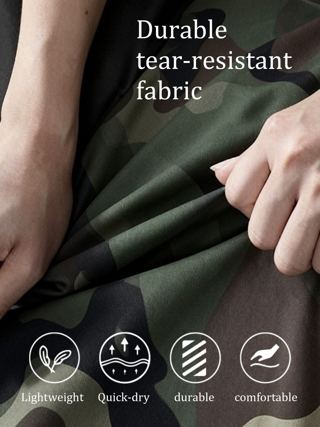 Women's Tapered Cargo Pants with Elastic Drawstring Waist, Lightweight Quick-Dry Outdoor Style in Three Colors and Sizes XS to XXL