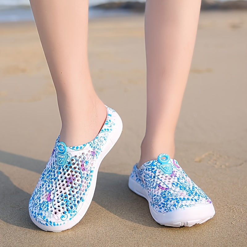 Women's Breathable Clogs in Black, Lightweight Casual Shoes for Everyday Style and Relaxed Outfits, Available in US Sizes 6 to 10.5
