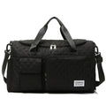 Travel Gym Duffel Bag with Dry-Wet Separation and Double-Sided Pockets, Shoulder and Crossbody Weekender for Fitness Gear and Short Trips