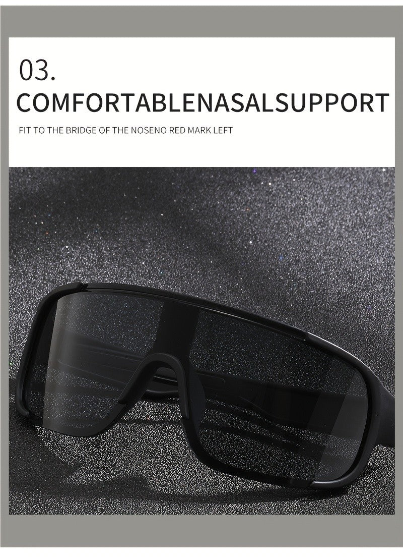 PC Lens and Frame Glasses for Men and Women, Unisex Eyewear with Quantity Option 6, Casual Outdoor Accessory for Everyday Outfits and Leisure