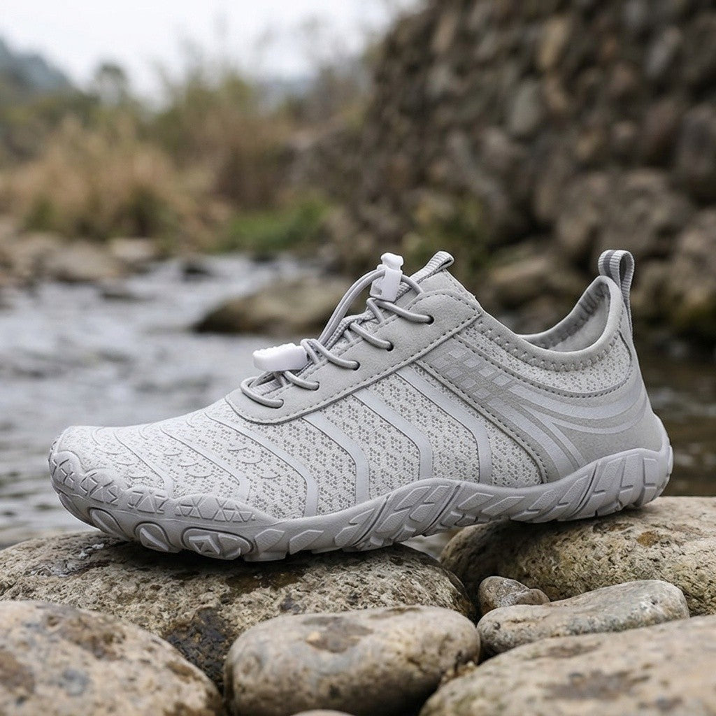 Barefoot Hiking Water Shoes for Women and Men, Wide Toe Box Breathable Non-Slip Footwear for Walking, Running and Swimming in Six Colors