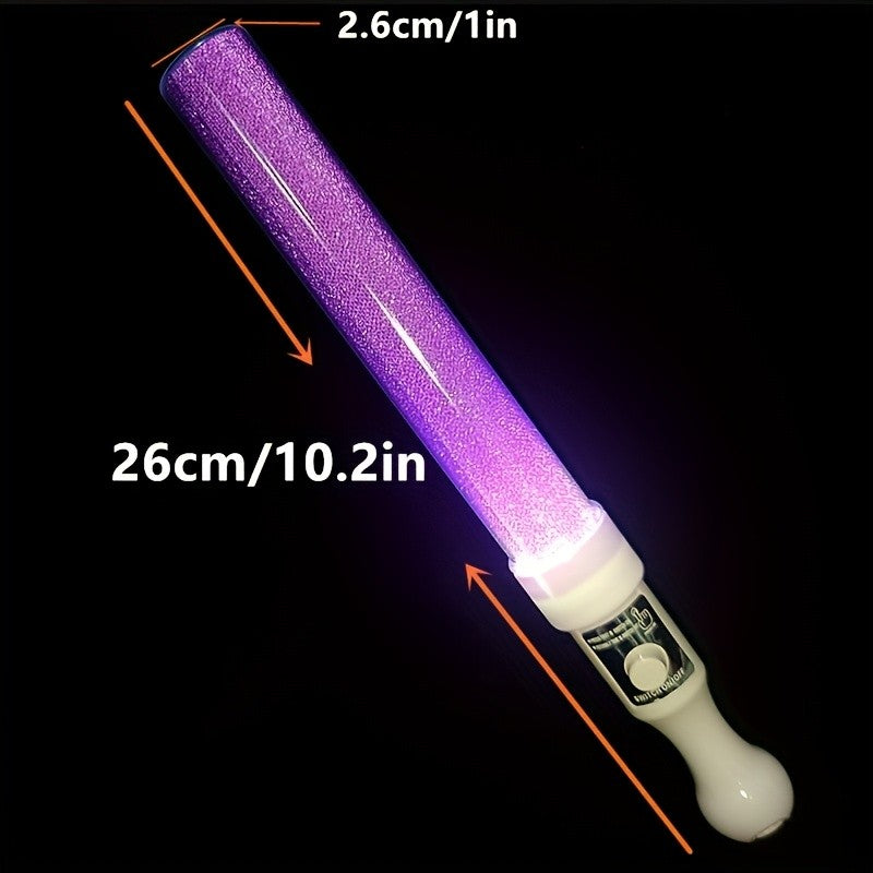 LED Glow Sticks 8-Pack in Random Colors, Flashing LED Light Sticks for Concerts, Weddings, Party Gatherings and New Year Night Celebrations