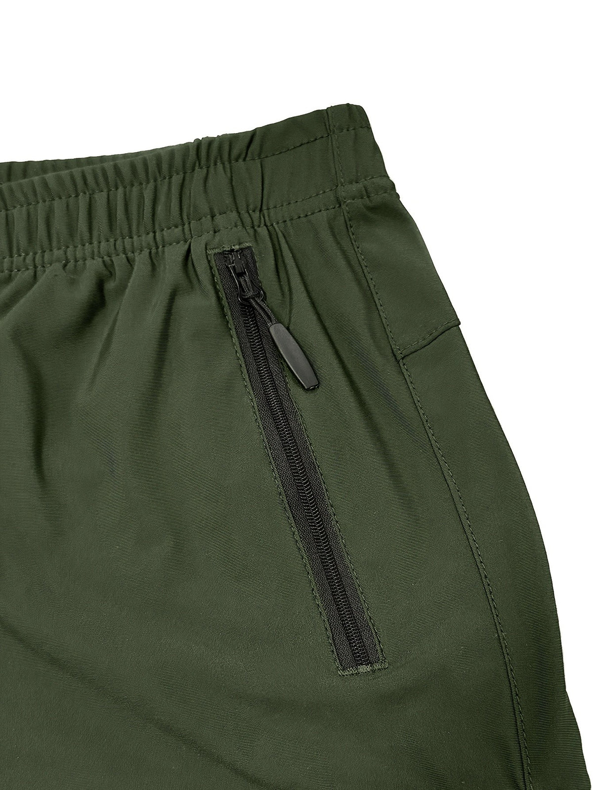 Men's Quick-Dry Hiking Shorts with Zipper Pockets, Lightweight Breathable Cargo Shorts with Elastic Drawstring Waist for Running and Workouts, S–XXXL