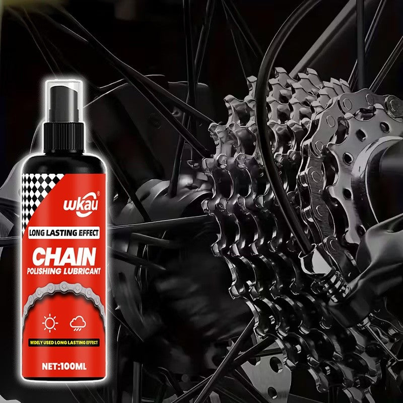 Bike Chain Lubricant Oil 3.38oz with Gift Towel for Mountain and Road Bicycles, Cycling Chain Care and Routine Bicycle Maintenance