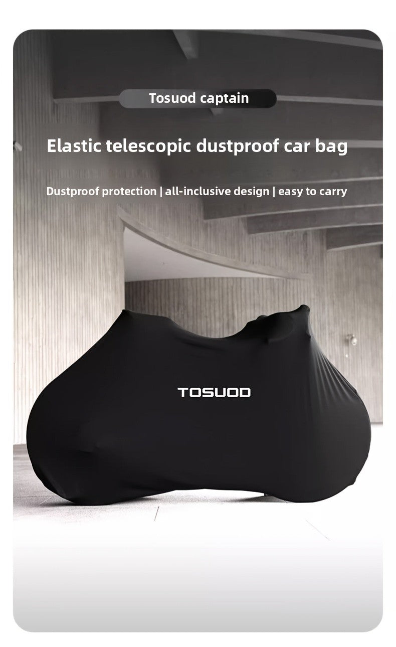 Dustproof Bicycle Cover in Black, Full Bike Protective Cover for Road and Mountain Bikes, Cycling Storage Accessory for Between-Ride Care