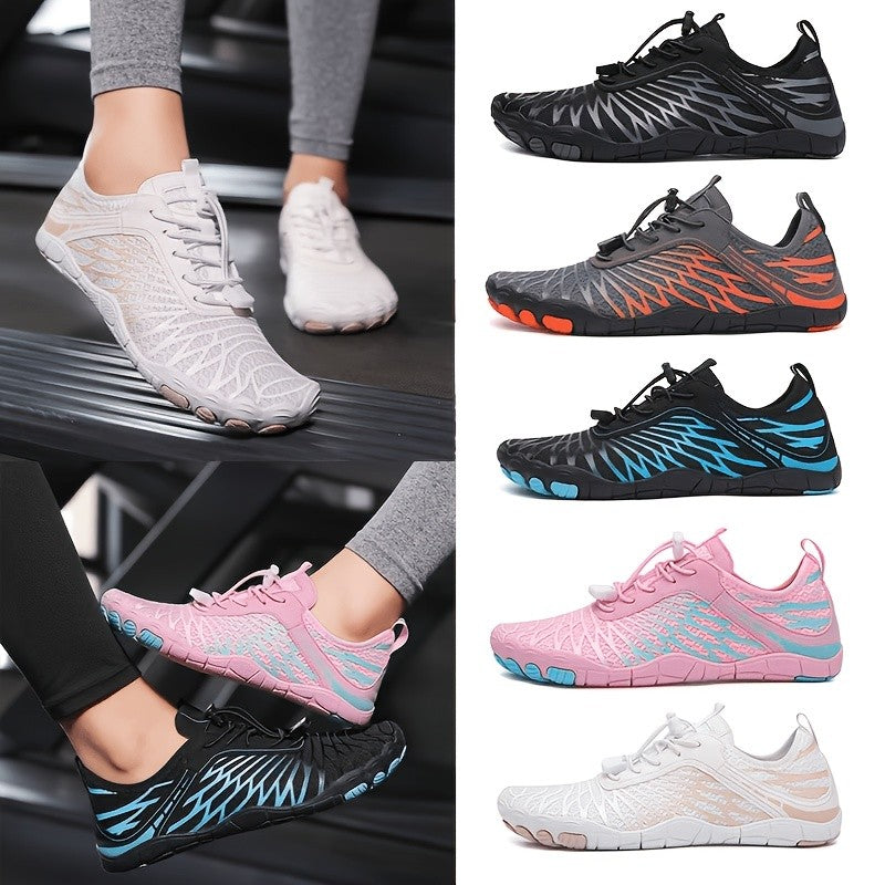 Beach and Pool Water Shoes for Women, Barefoot-Style Casual Swim Footwear with Nine Color Options and Listed US Sizes 6–11 for Seaside Days