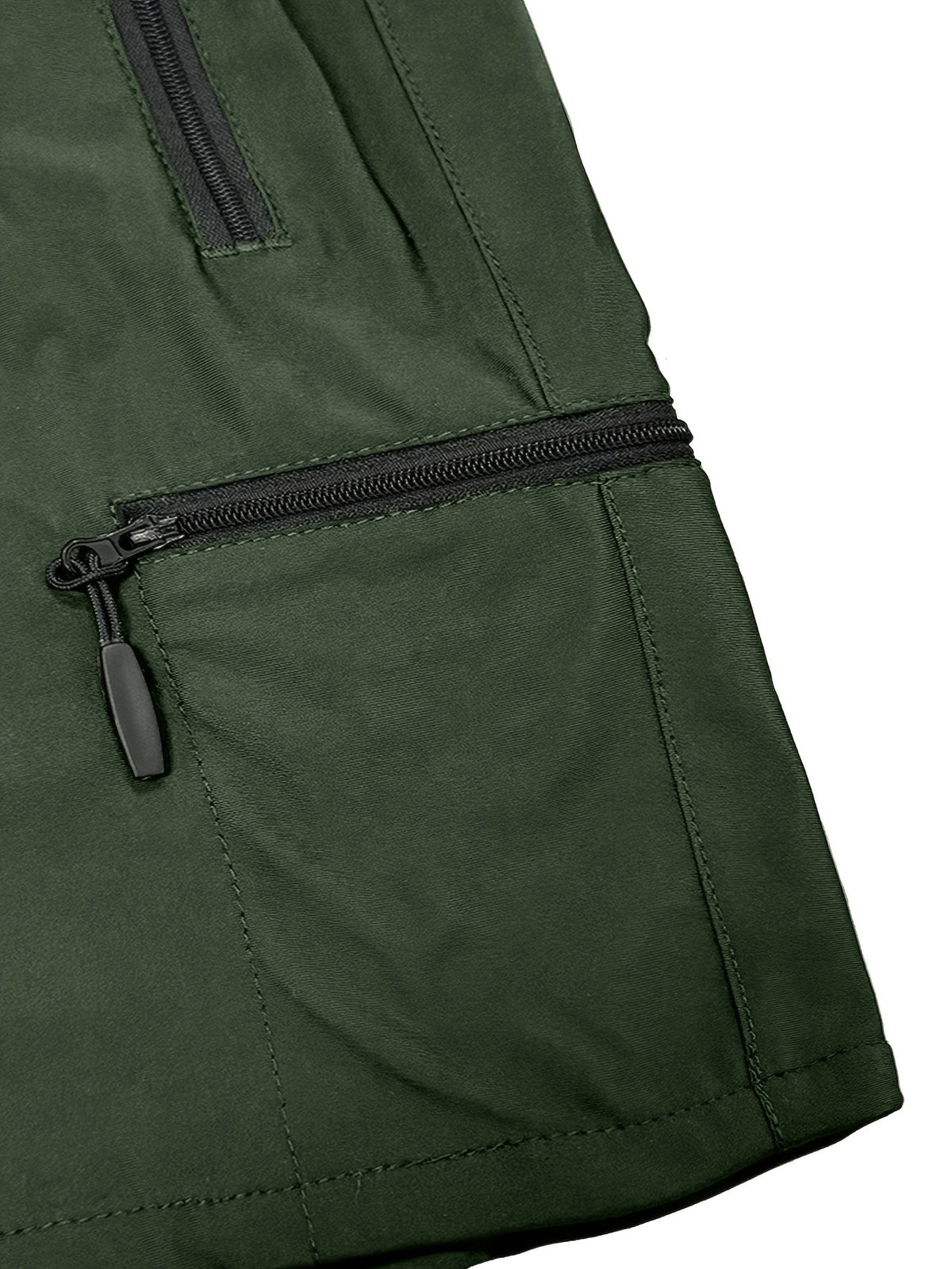 Men's Quick-Dry Hiking Shorts with Zipper Pockets, Lightweight Breathable Cargo Shorts with Elastic Drawstring Waist for Running and Workouts, S–XXXL