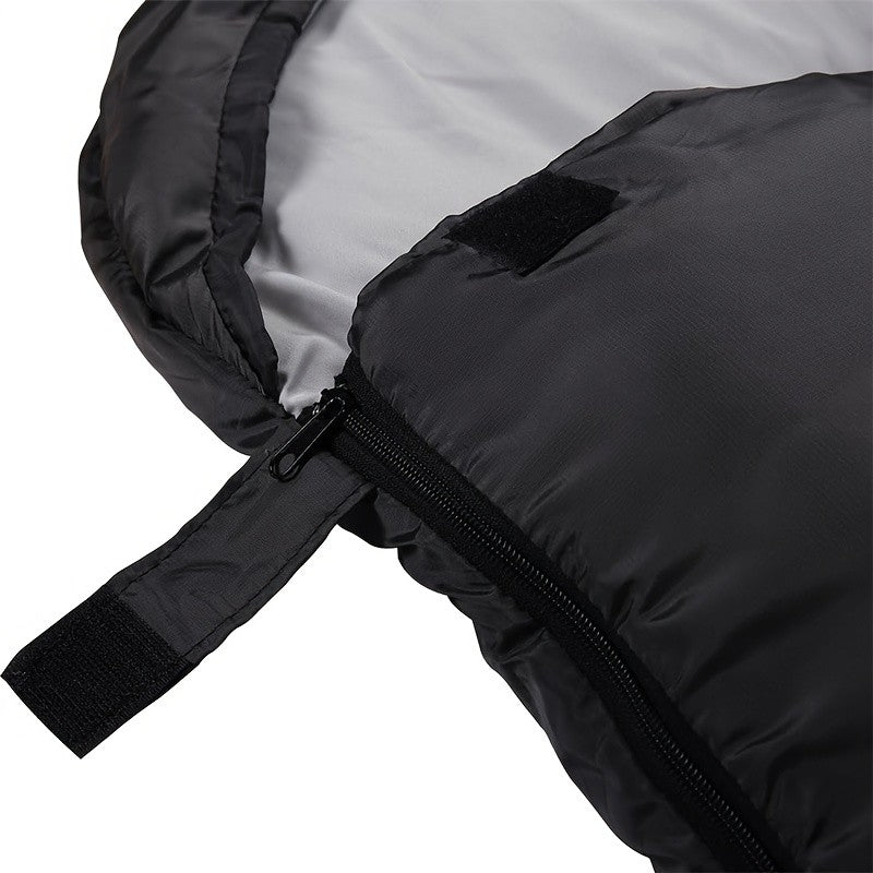 3-Season Sleeping Bag for Adults with Pillow and Compression Sack, Lightweight Camping Sleep Set for Hiking and Outdoor Overnight Adventures