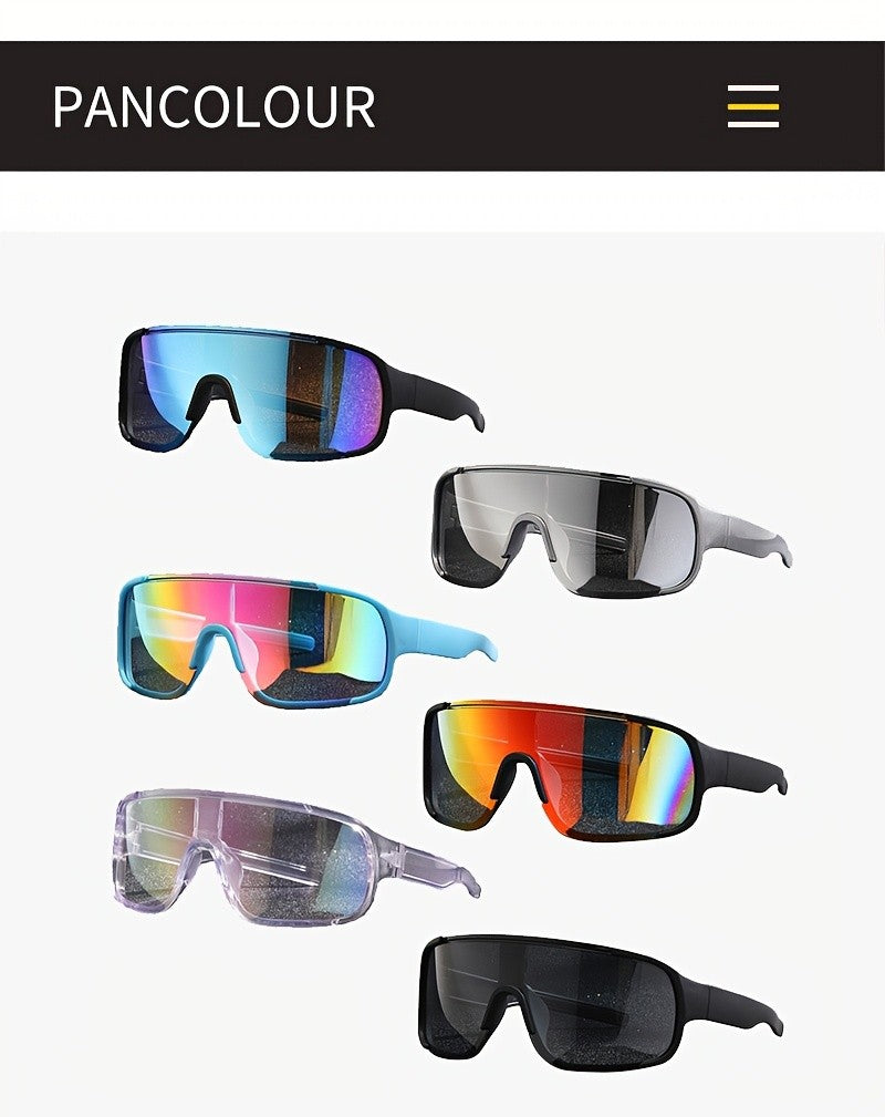 PC Lens and Frame Glasses for Men and Women, Unisex Eyewear with Quantity Option 6, Casual Outdoor Accessory for Everyday Outfits and Leisure
