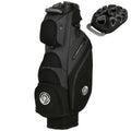 Golf Cart Bag with 14-Way T-Lock Club Divider, 8 Storage Pockets and Rain Cover, Padded Shoulder Strap and Cart Strap Pass-Through for Organized Rounds