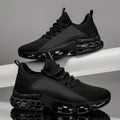 Men's Air Cushion Running Shoes, Lightweight Breathable Fabric Low-Top Sneakers for Gym Training, Everyday Walking and Casual Wear