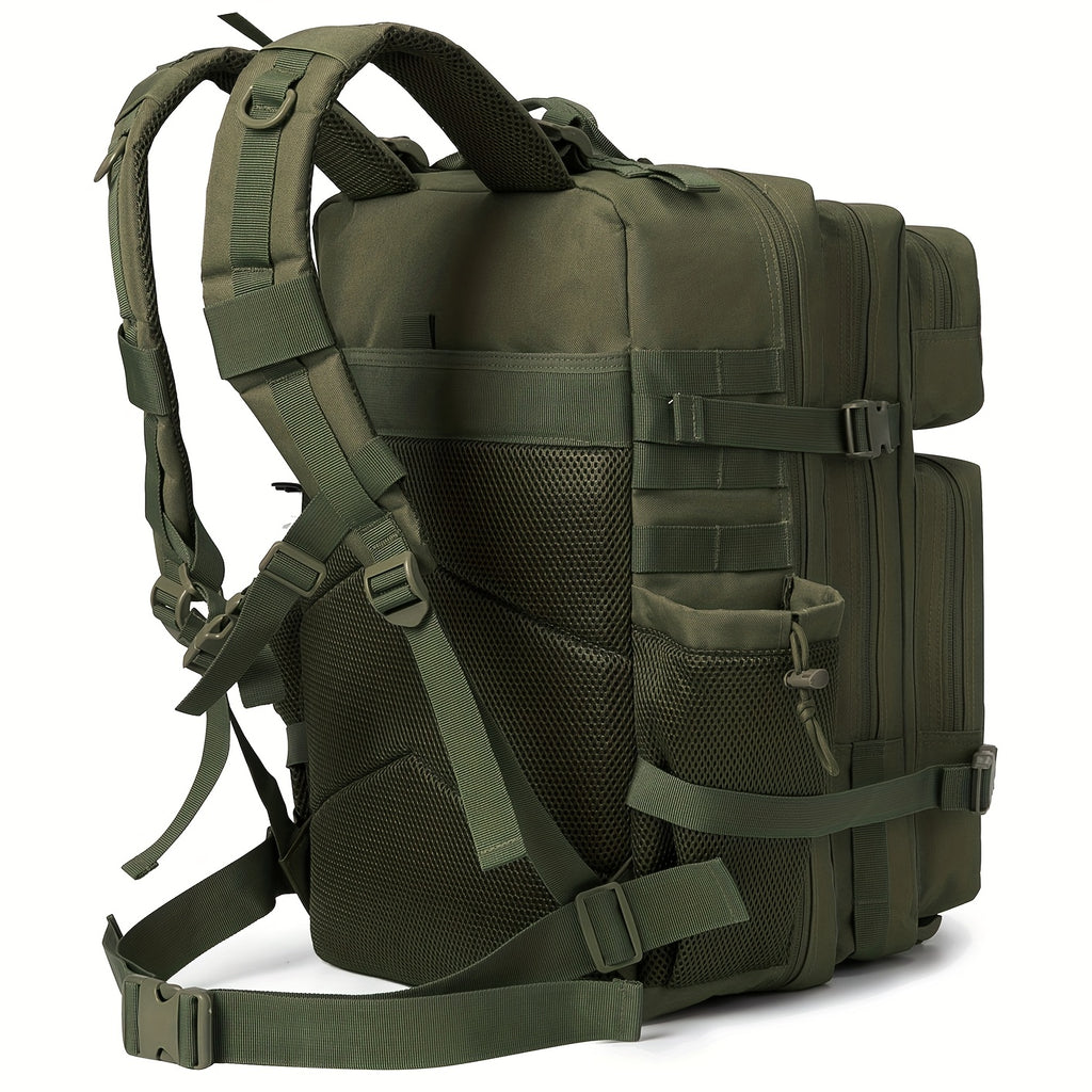 45L Multi-Pocket Tactical-Style Backpack for Travel and Commutes