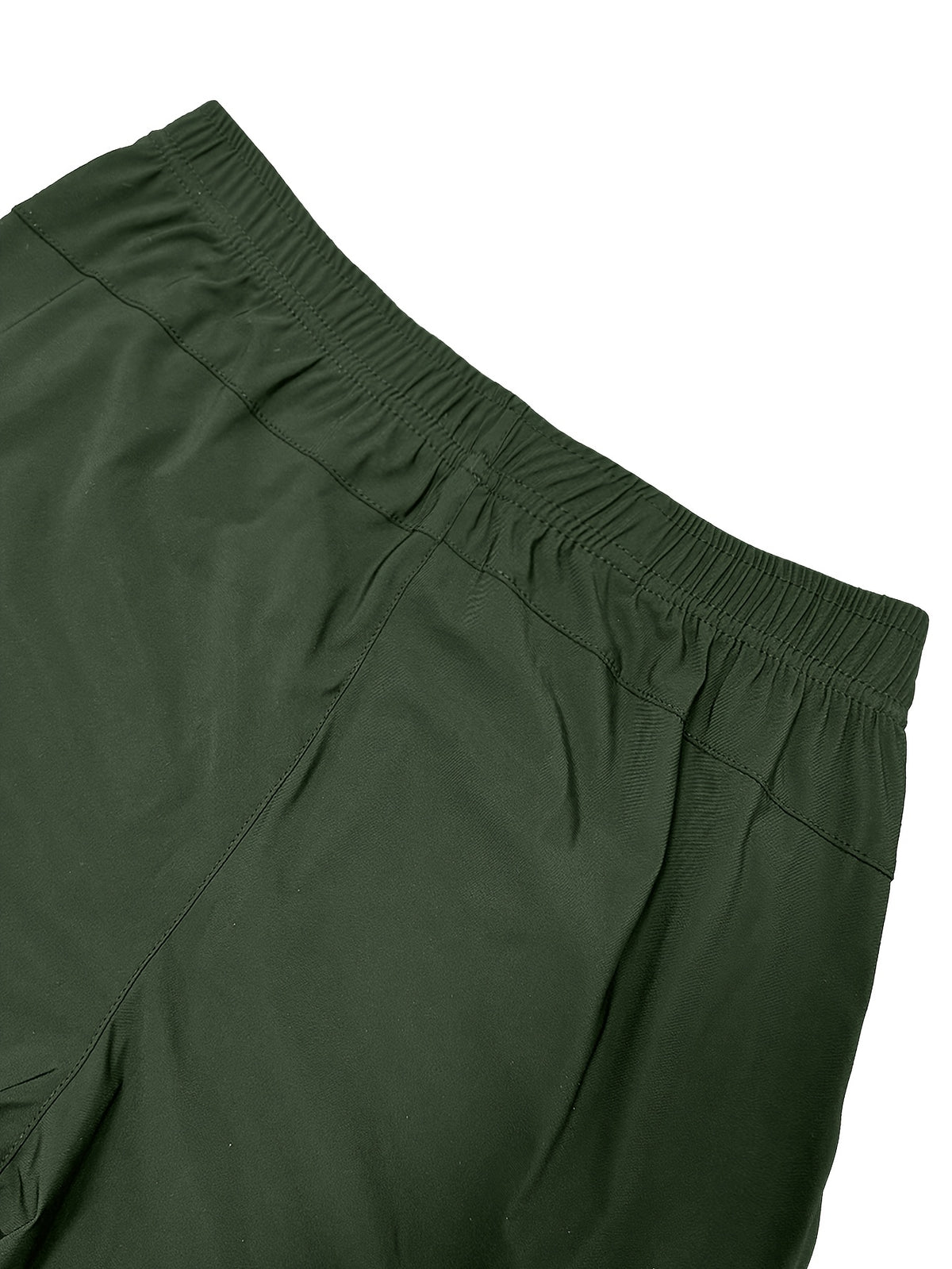 Men's Quick-Dry Hiking Shorts with Zipper Pockets, Lightweight Breathable Cargo Shorts with Elastic Drawstring Waist for Running and Workouts, S–XXXL