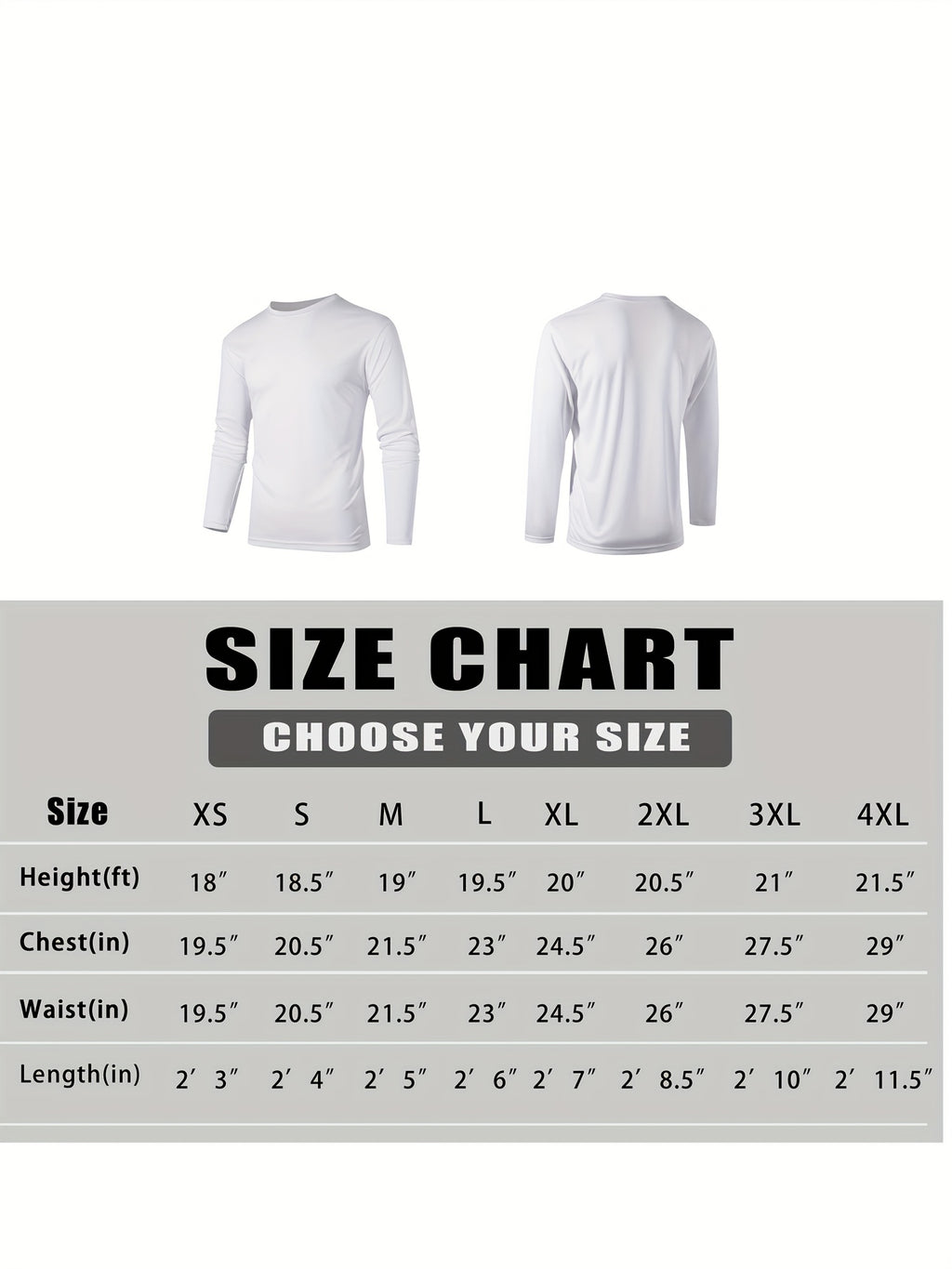 Men's UPF 50+ Quick-Dry Shirt 3-Pack, Long-Sleeve Moisture-Wicking Athletic Tops for Gym, Running, Golf and Beach Use, Mixed Colors