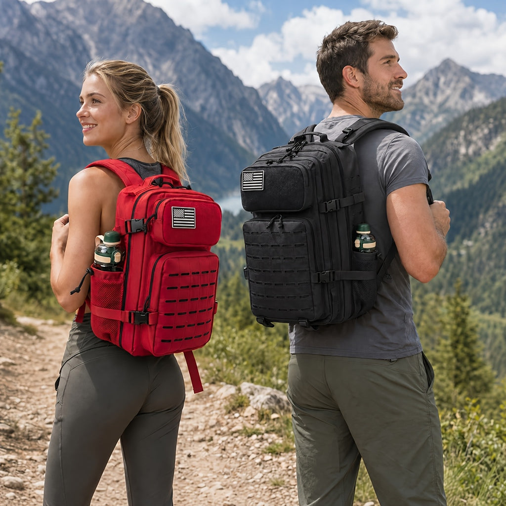 25L or 45L Travel Backpack with MOLLE-Style Webbing