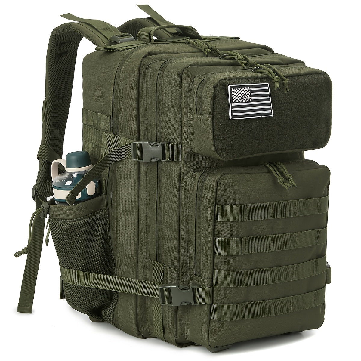 45L Multi-Pocket Tactical-Style Backpack for Travel and Commutes
