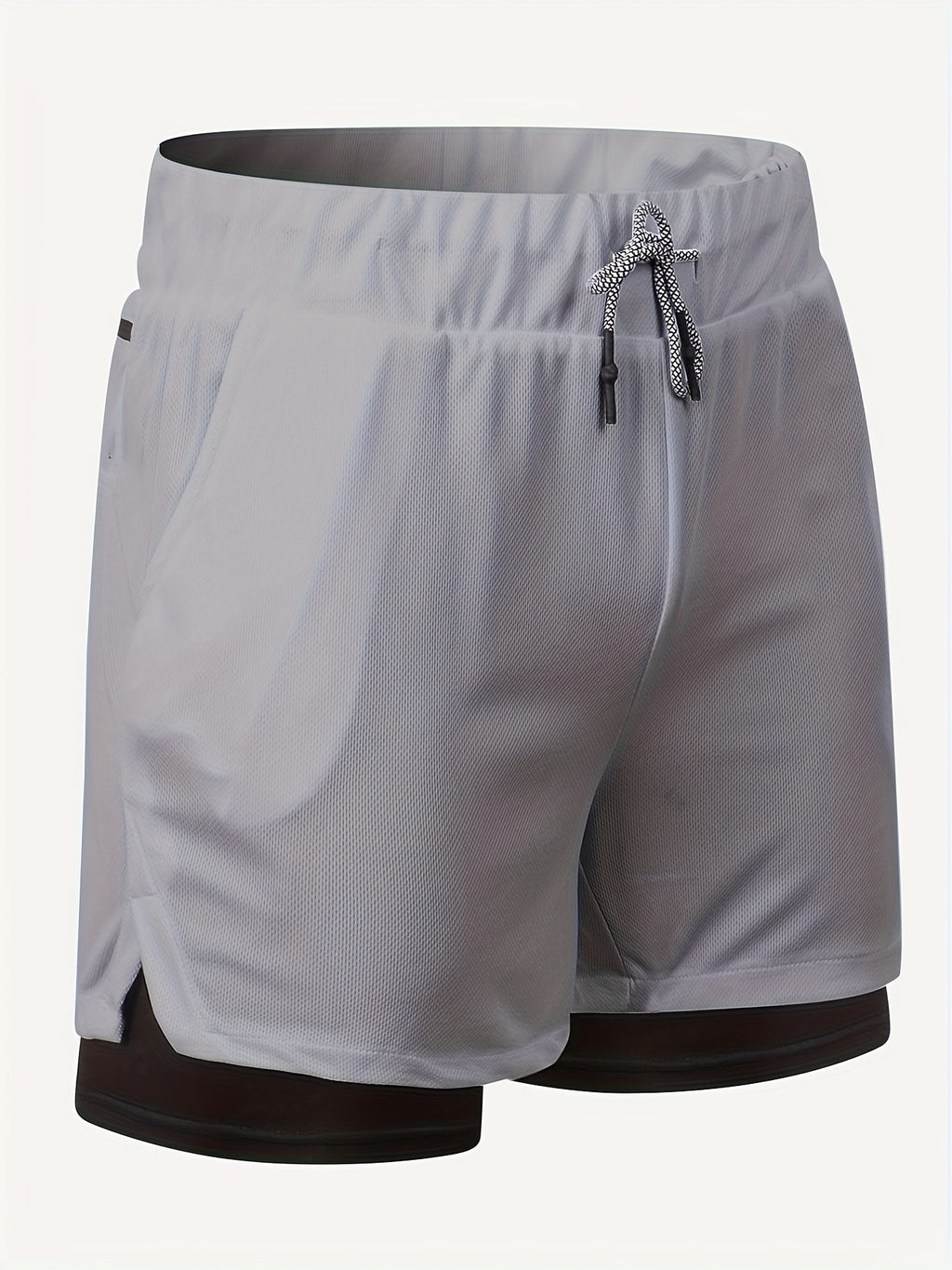 Men's 2-in-1 Running Shorts, 2-Piece Color Sets