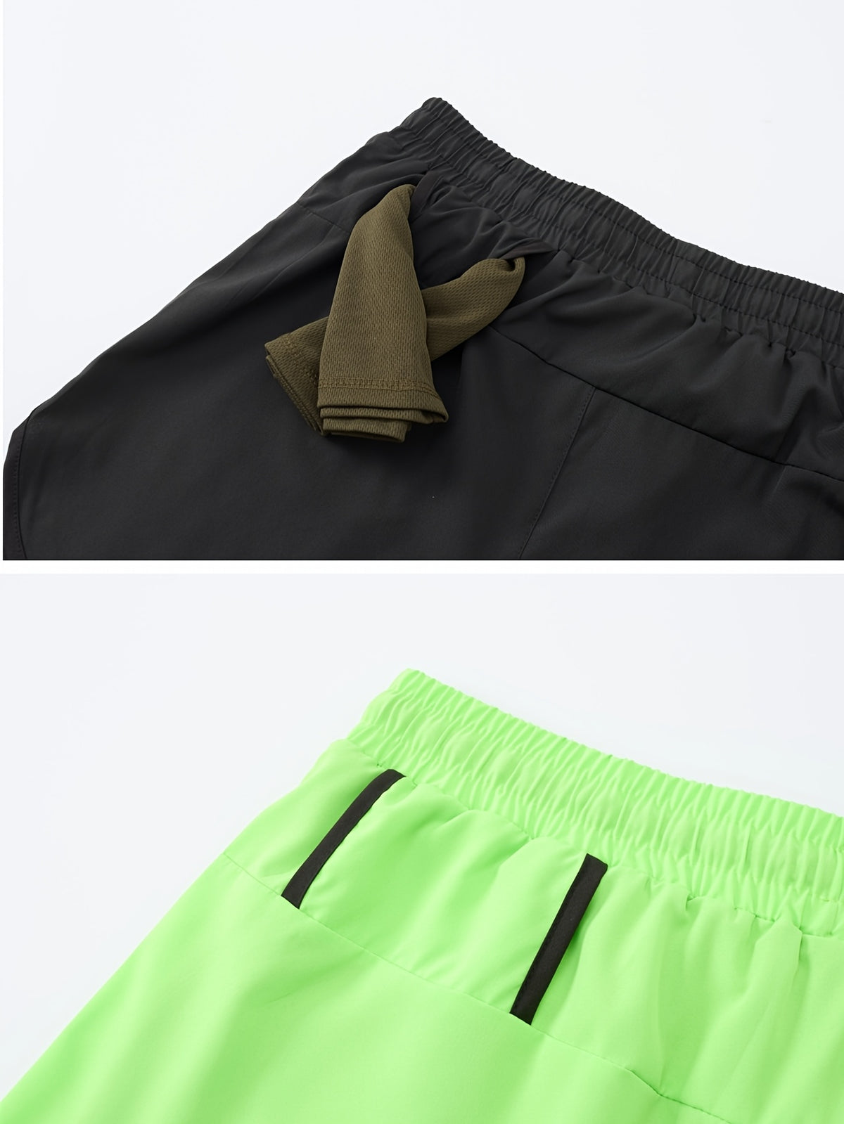 Women's Athletic Shorts 2-Pack, Summer Workout and Running Shorts for Yoga, Basketball, Golf and Casual Activewear, Orange and Navy Color Options, XS–XXL